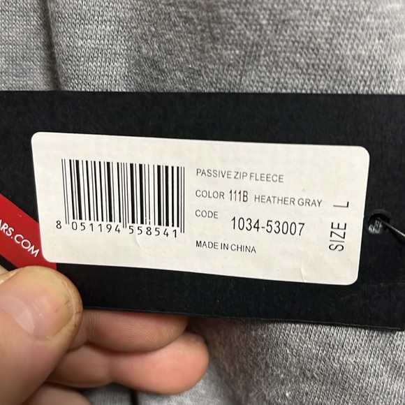 Alpinestars Men’s Passive Zip Fleece Size Large NWT - Picture 5 of 7